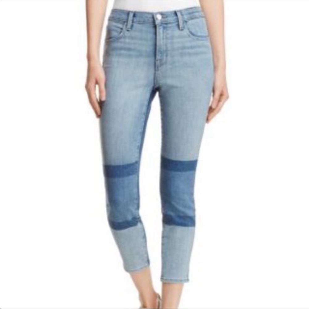 J Brand Alana High Rise Crop Skinny Jeans In Soho Size 26